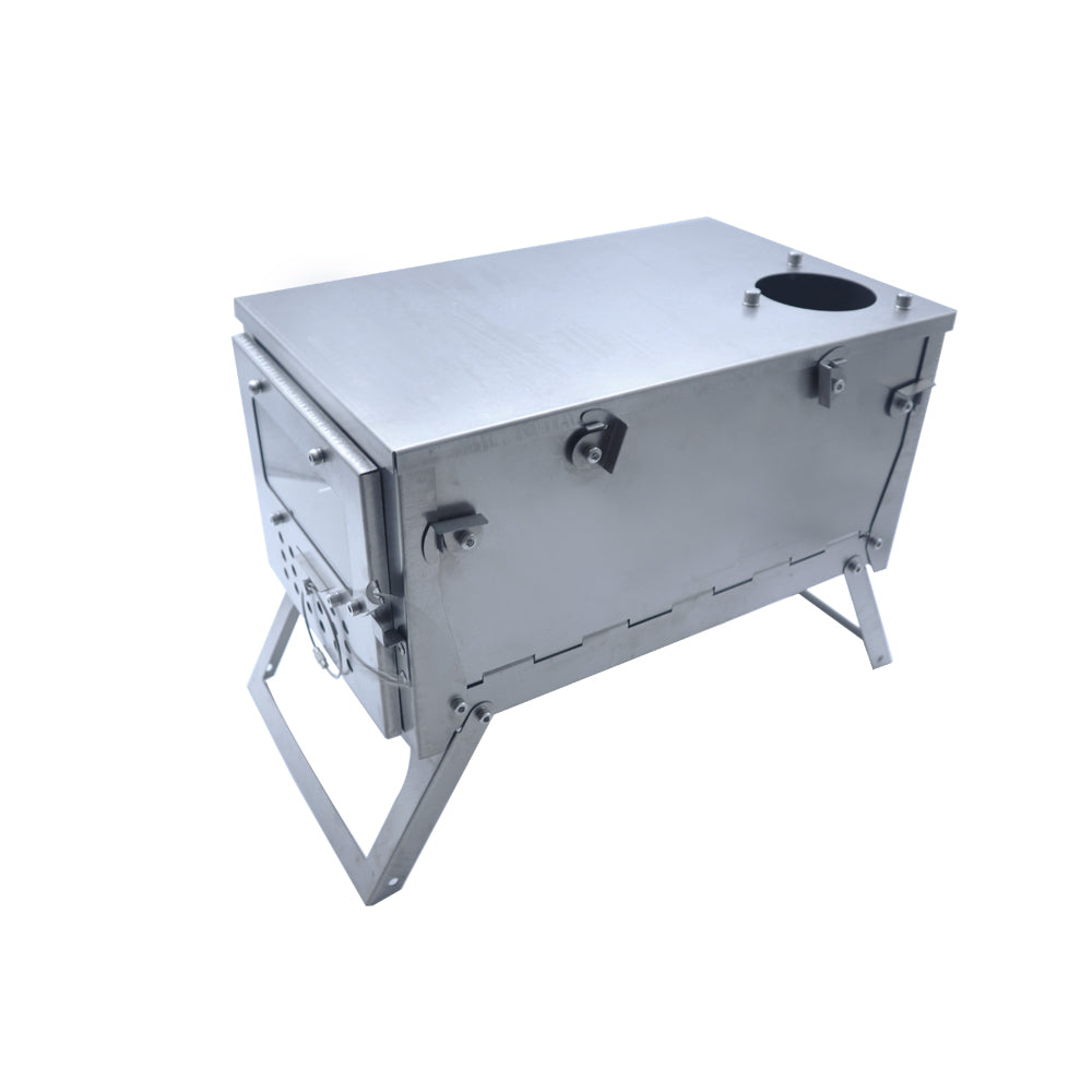 Inferno-Mini FLAME Wood Stove | Titanium Tent Stove for Camping