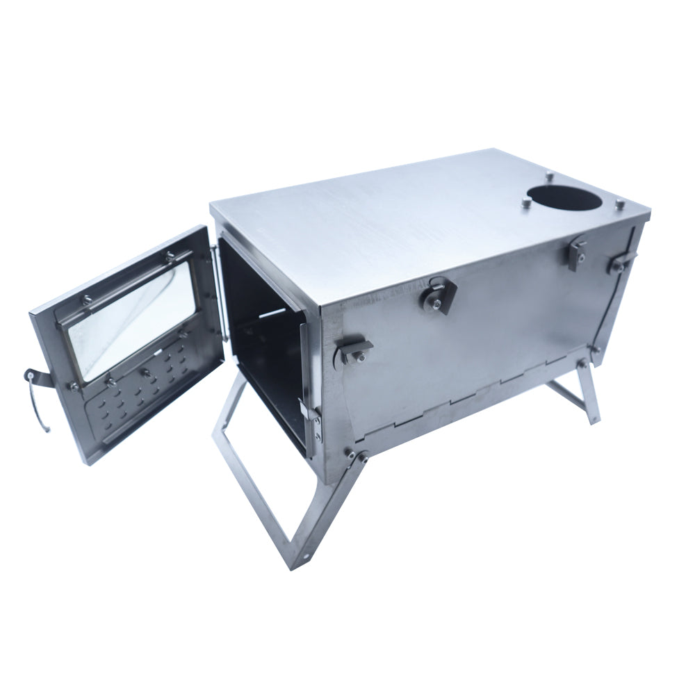 Inferno-Mini FLAME Wood Stove | Titanium Tent Stove for Camping