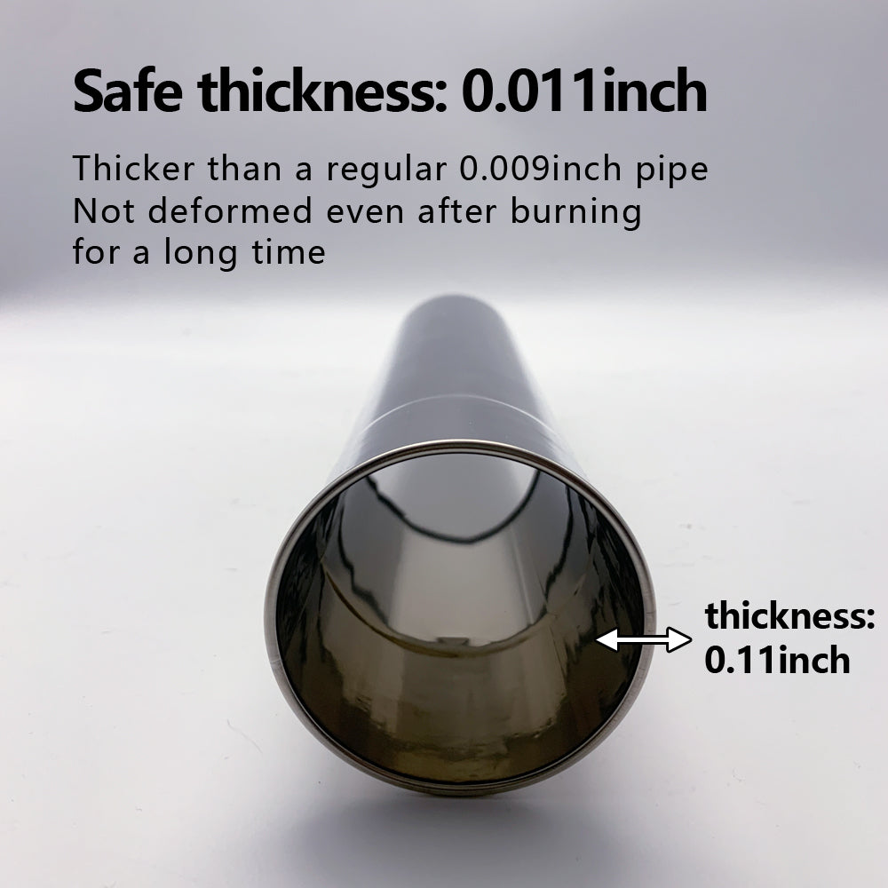 Stove Pipe Wood Stove Chimney Straight with Elbow Set