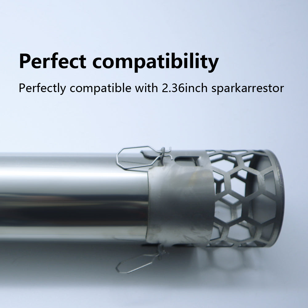 Stainless Steel Stove Chimney Diameter 2.36 inch(6cm) 6/8 PCS